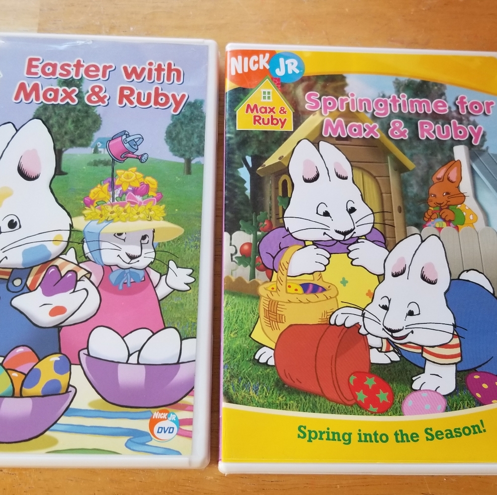 Max & Ruby DVDs x2 (Easter & Springtime)